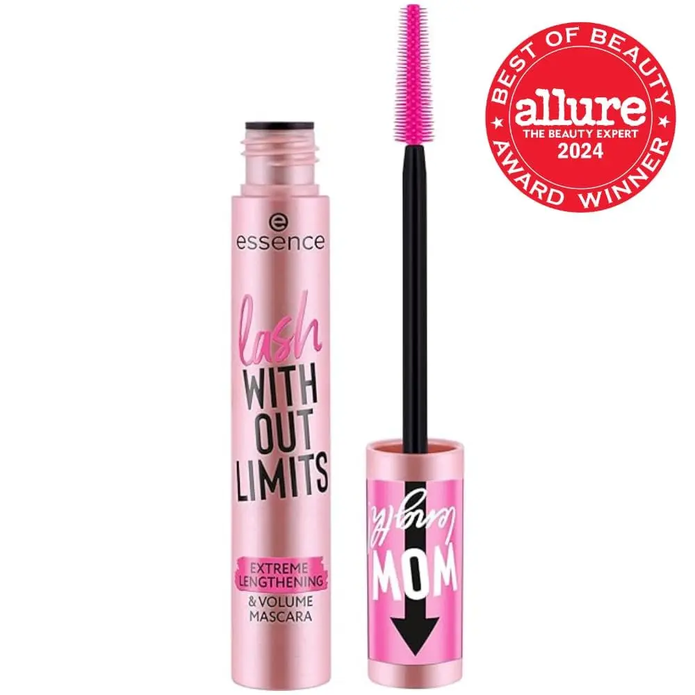 essence Lash Without Limits Extreme Lengthening & Volume Mascara, Black