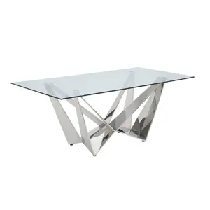 Dekel Indoor Furniture Table, 79''L x 40''W x 30''H, 195 lbs Gross Weight