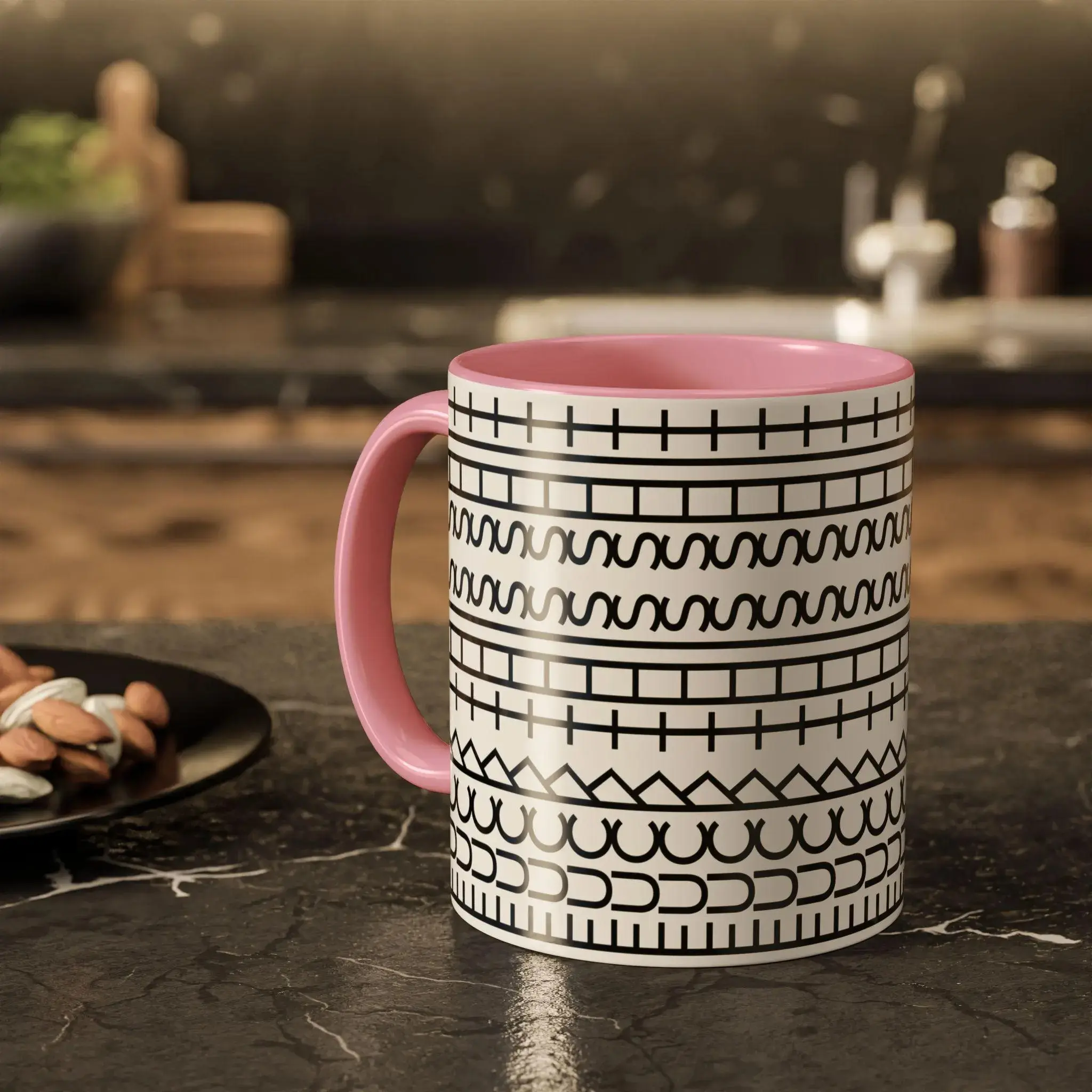 [SALE UP TO 50%] Hidden Message Mug, Sarcastic Coffee Mug, Minimal Pattern Surprise, Fuck This Shit
