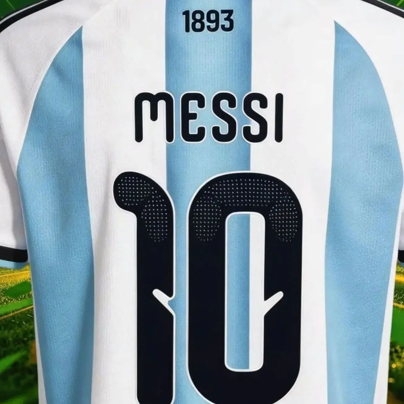Messi 2026 10# Home Short Long Sleeve Soccer Jersey Fans Version Breathable 1UT