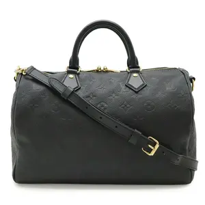 Pre-owned Louis Vuitton Calfskin Shoulder Bags Speedy Soft Monogram Empreinte 2way bag