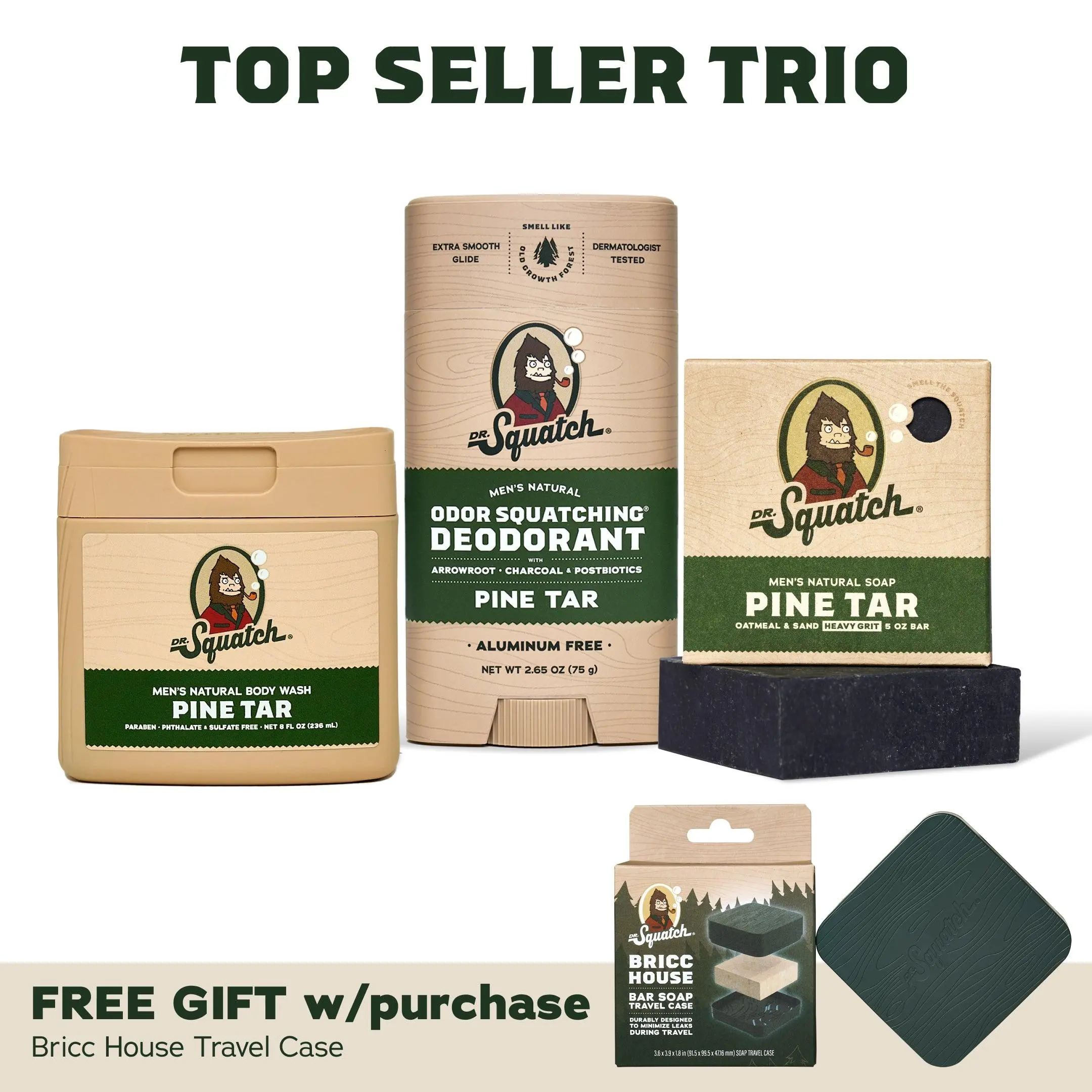 Soap, Deo, Body Wash + Travel Case V3