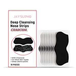 Deep Cleansing Nose Strips ALOE BARBADENSIS LEAF EXTRACT CHARCOAL POWDER MENTHA PIPERITA  LEAF EXTRACT Powerful cleaning formula, penetrates deep into pores, completely removes blackheads and dirt, and improves the texture of nose skin Skincare Gentle