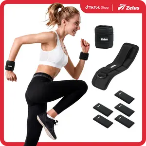 【SummerVibes】ZELUS Soft Iron Z-Fit Ankle Weights 1 Pair Adjustable, 4LB/7LB/10LB for Women Men, Ultra Thin Leg Weights with Adjustable Straps, Arm Weight for Gym Home Yoga Jogging Walking,arm training