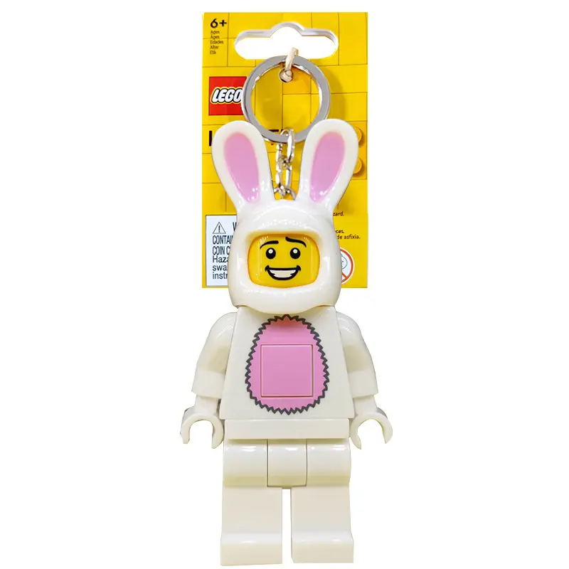 LEGO Character Series White Glowing Rabbit Keychain (KE73H)