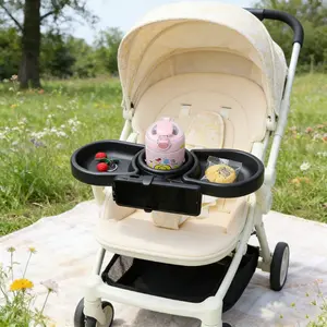 3set/4set Perfect Baby Shower Gift: 4 in 1 Universal Stroller Organizer with Cup, Phone & Snack Holder