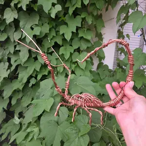 copper wire scorpion hand made