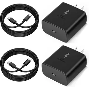 45W Super  Charger USB C 2.0 Wall  Block Compatible with  S25 Ultra/S25+/S25/S24 Ultra/S24+/S24/S23 Galaxy Tab