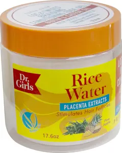 Dr. Girls Braiding Conditioning Edge Gel - 17.6oz, 48 Hour Hold, Extra Mega Hold - Biotin & Castor Oil Infused gel