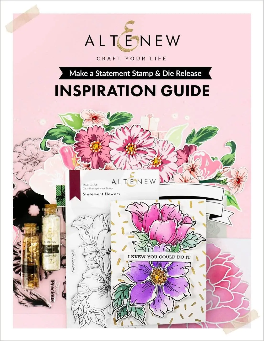 Make a Statement Stamp & Die Release Inspiration Guide