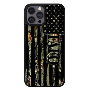FAFO Patriotic Camo American Flag Shockproof Phone Case Impact Resistant TPU Protection Cover for Cellphones with Raised Beveled Edge Easy Access Cutouts Protective Casing