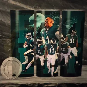 Sublimation Football 20oz Tumbler| Eagles