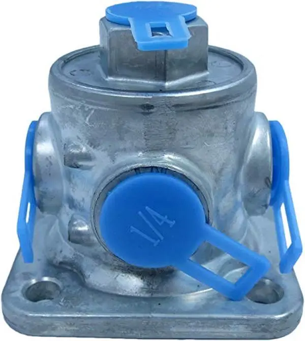 TORQUE 3-Way Pilot Valve for Haldex 90554615 | 1/8" & 1/4" NPT Ports | Air Suspension Dump & Lift Axle Control Valve for Semi Truck & Trailer | Replaces VS38689, VS23588, 334-2077