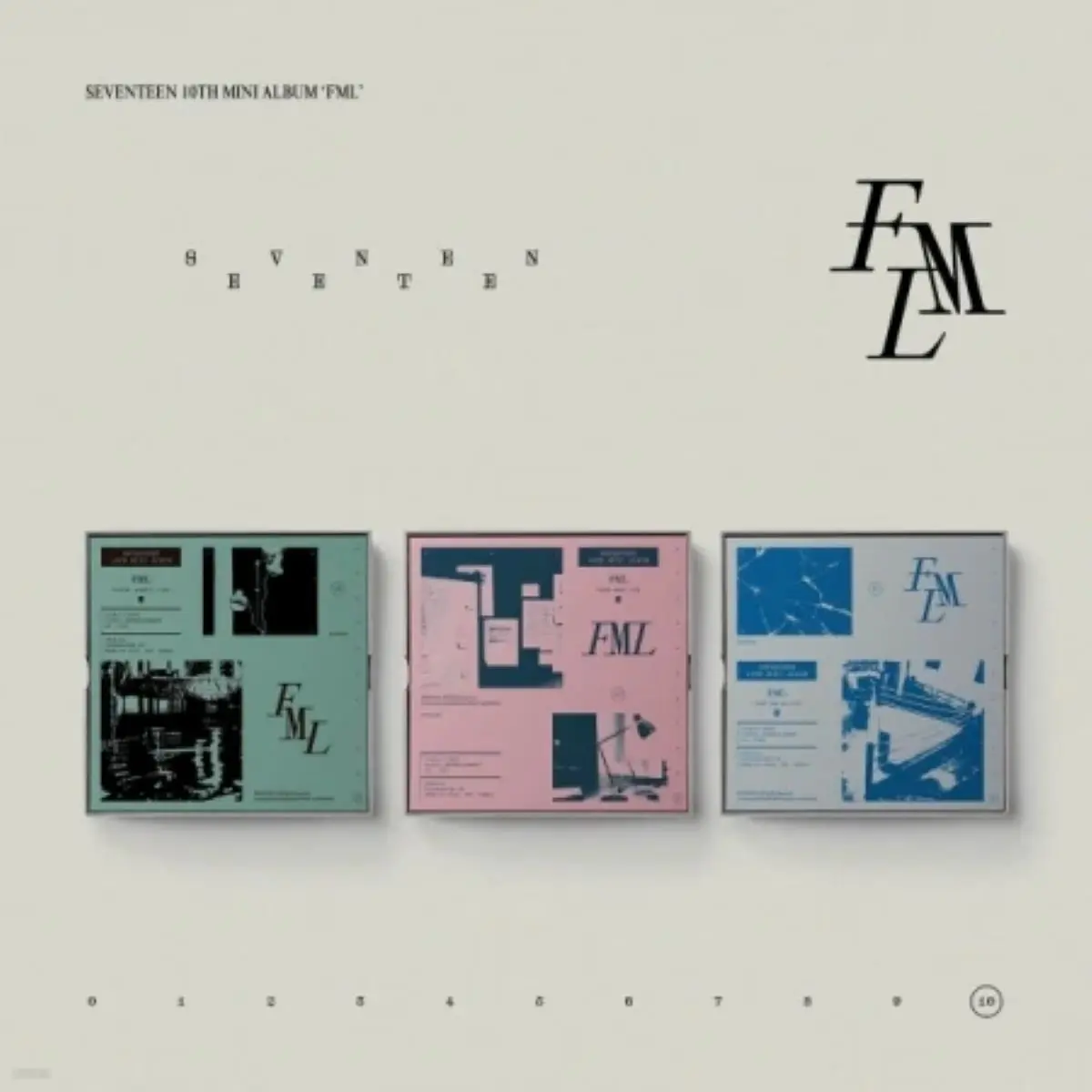 SEVENTEEN 10TH MINI ALBUM- FML
