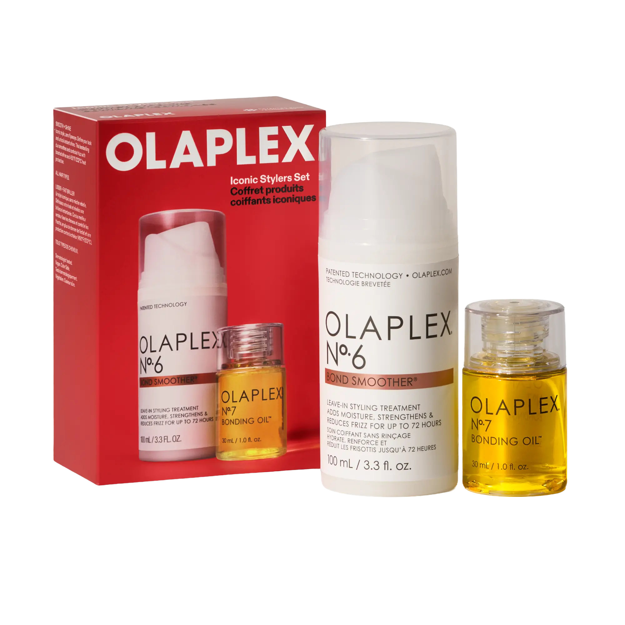 OLAPLEX - ICONIC STYLERS SET - Limited-edition set of bestselling styling must-haves for instantly shiny, smooth hair and heat protection.