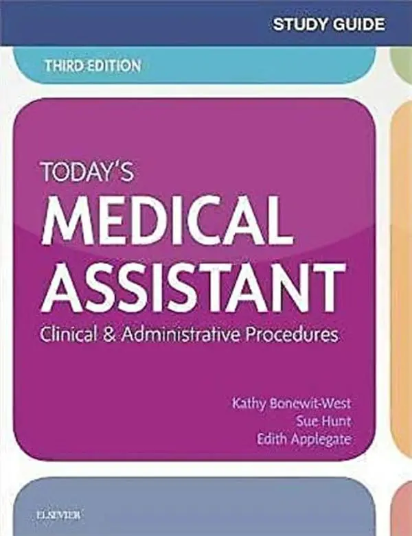 USED Book - Study Guide for Today's Medical Assistant: Clinical & Administrative Procedures by Kathy et al. (Softcover) - English