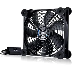 USB 120mm Quiet Fan, 5V USB Portable Cooling Fan for Flat Panel TV Receiver Router DVR PlayStation Xbox Computer Cabinet Cooler