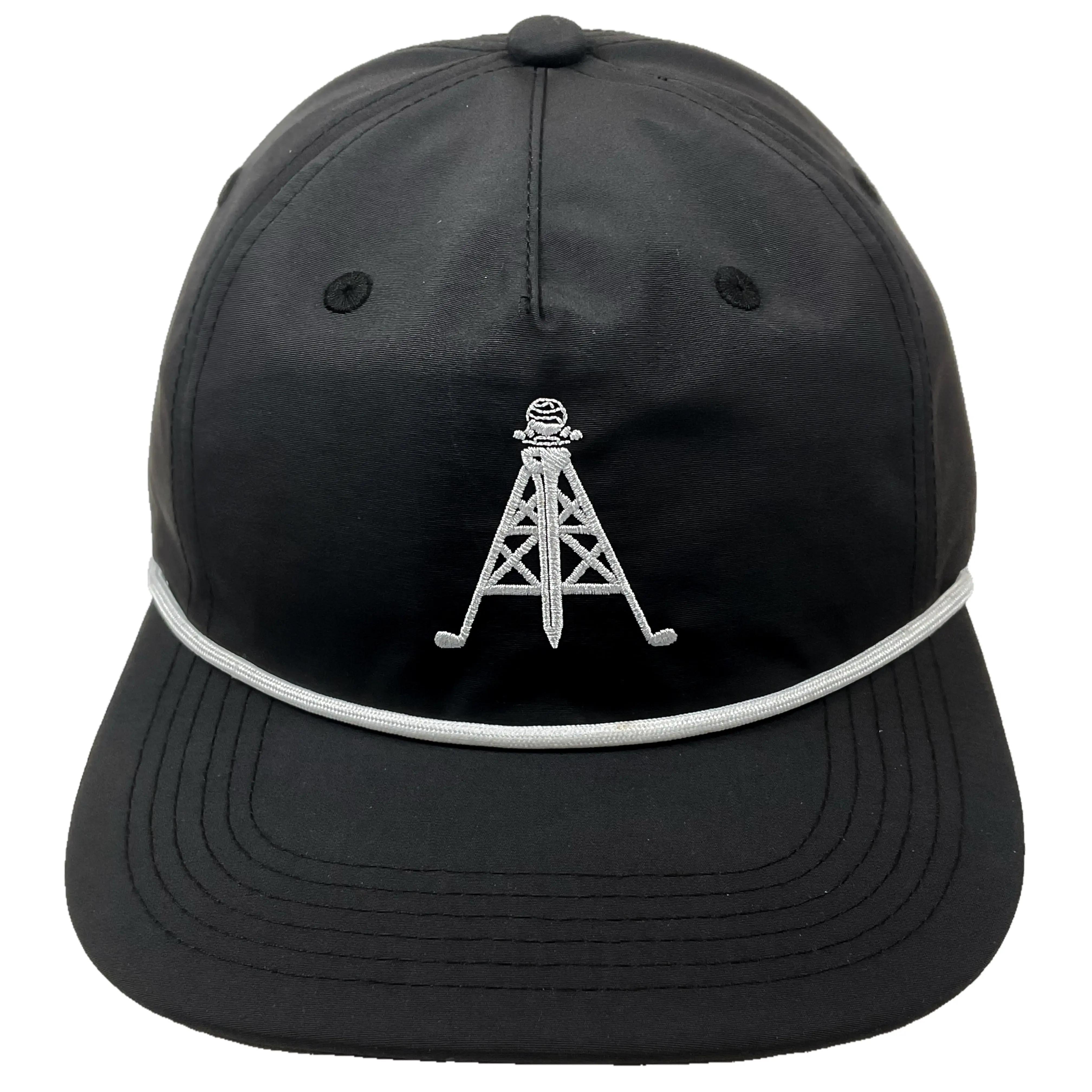Black Oil Rig Rope Hat - TikTok Shop