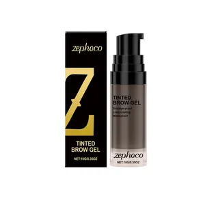 Zephoco Deep Long-Lasting Eyebrow Pomade, Natural Clear Color, Defined 3D Brow Shape, Unique Personality Eyebrow Makeup, Tinted Brow Gel