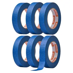 VEVOR Painters Tape, 2 Inch Wide (1.88 Inx 60 Yds), 3 Rolls, Blue Painter Tape for Painting, Edge, Trim, Ceiling, Masking Tape Protects Surfaces and Removes Easily, DIY Craft Art, Labeling DecorationVEVOR Super Brand Day