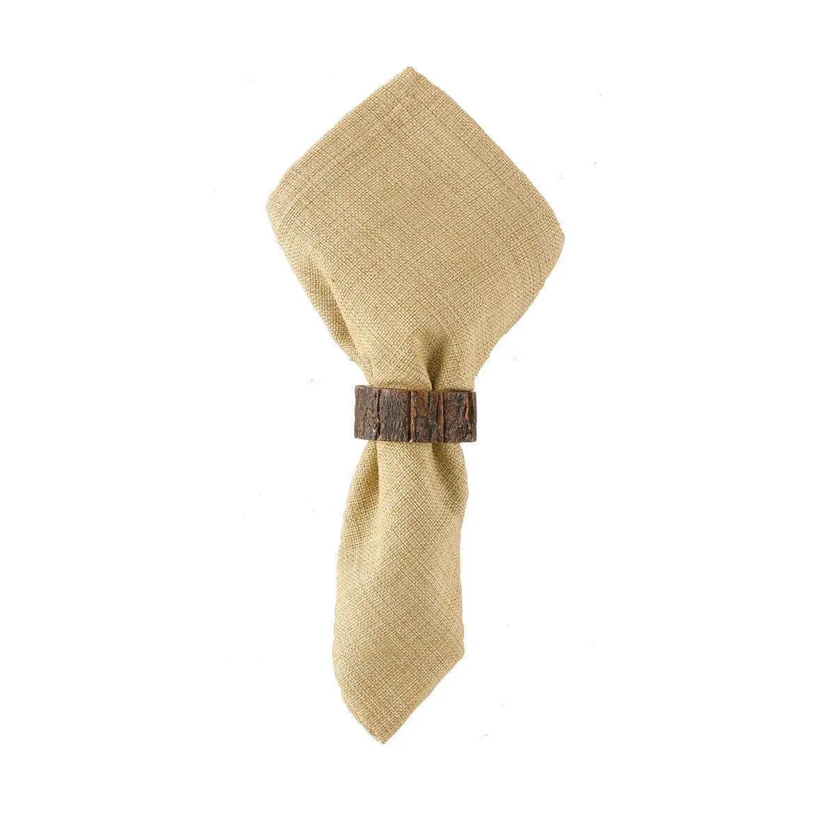 Bark Wood Napkin Ring
