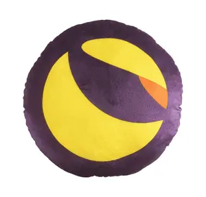 Terra Luna Pillow - Round Stuffed Plush Crypto Pillow by BlockCraft.Shop Luna Plush Pillow