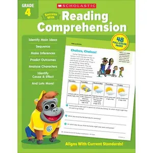 Scholastic Success with Reading Comprehension Grade 4 Workbook -- Scholastic Teaching Resources, Paperback