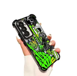 MS Four CornersAnti-Fall Transparent Soft Silicone Phone CasesShell Tough Phone Cover L12For S22 S23 S24 S25 S26S26 FE ULTRA PLUS fashion gift,anti-drop case,anti-drop protection #SMMZ16 Cellphone Smartphone summerwins