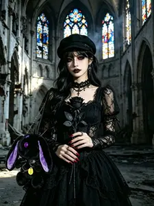 Original Limited Edition Blood Supply Devil Bunny One-Eye Doll, Gothic Plush Rabbit Bag, Crossbody Purse, Unique Fashion Accessory