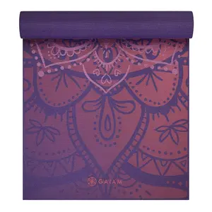 Gaiam Premium Yoga Mat - Pink Athenian (6mm)