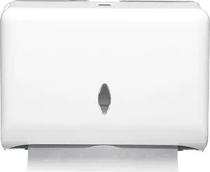 Paper Towel Dispensers, Commercial Toilet Tissue Dispensers Wall Mount Paper Towel Holder Multifold/C-Fold Paper Towel Dispenser for Kitchen and Restroom Decor (White)