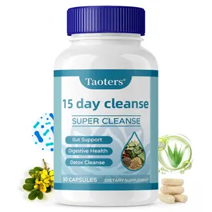 Taoters 15 day gut cleansing Health Supplement,Support gut and digestive health,30 Capsules
