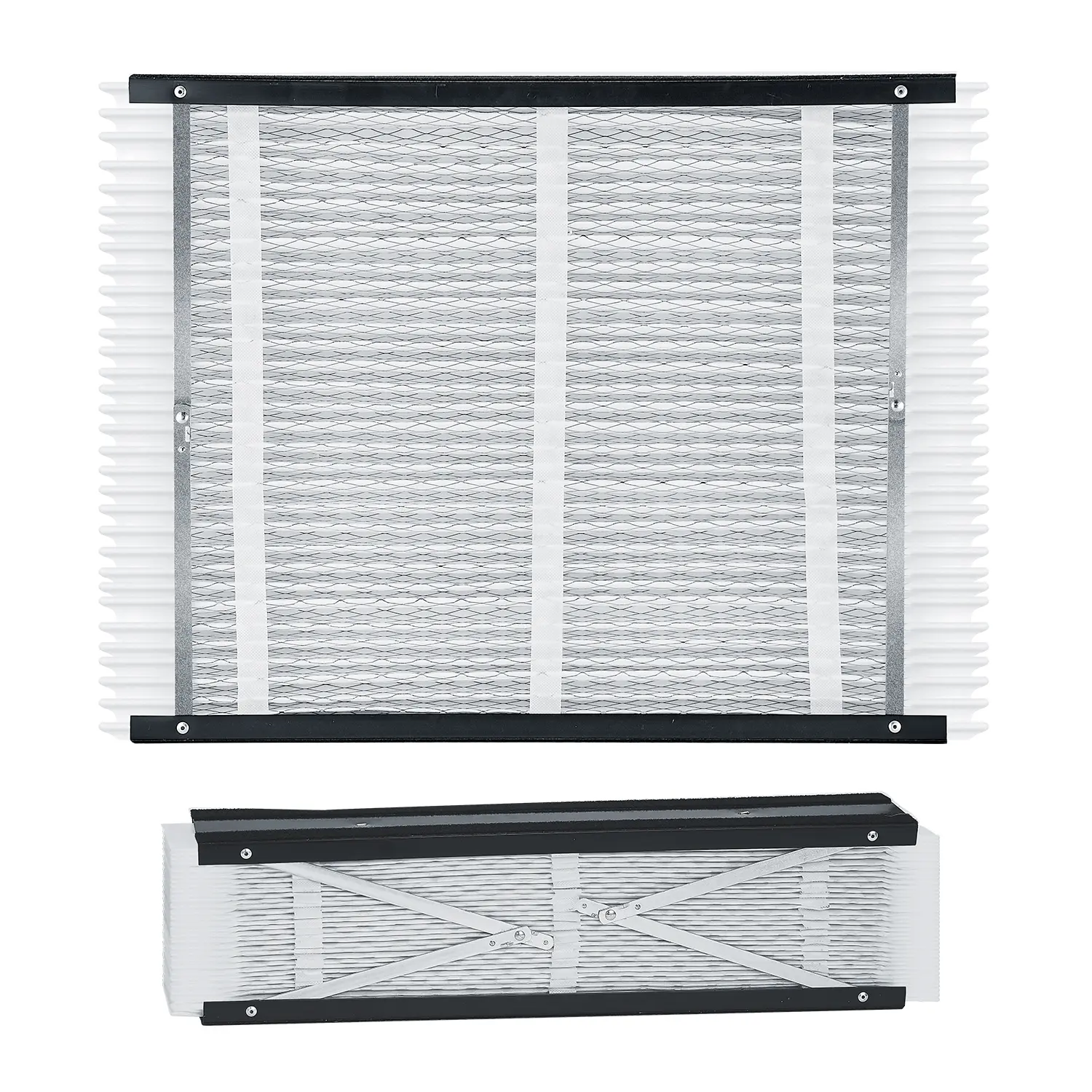 【Summerfinds】VEVOR 20 x 25 x 4 Furnace Filter MERV 16 HVAC Ac Filters,12-Month Electrostatic Pleated Air Conditioner Filters2-Pack (Actual Size: 20.47 x 25.20 x 3.98 Inch) for Capturing DustSmogPet Dander