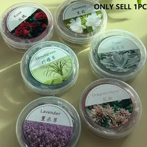 22/132 Pieces Spiral Incense Discs, Handmade Fragrances: Lemongrass, Rose, Jasmine, Lavender, Dragon Blood, Sage, 3-4 Hours Burn Time, Home & Outdoor Use