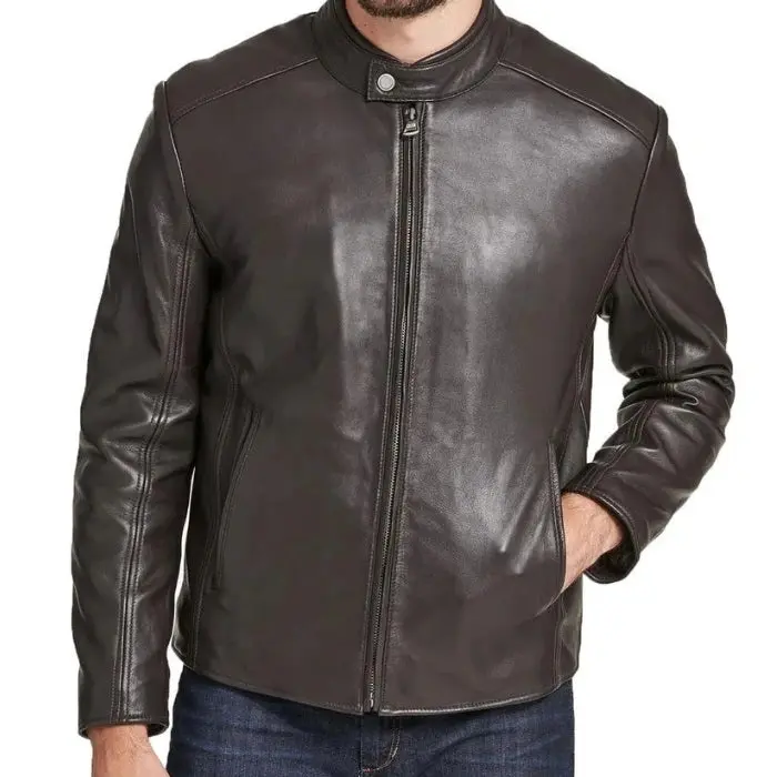 Refined Rider Leather Moto Jacket