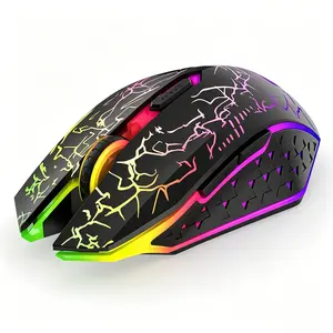 Bluetooth 5.2 Mouse RGB 2.4G Wireless Mouse Dual-Mode Gaming Mouse 6 Buttons Silent Mouse For MacBook Tablet Laptops Computer