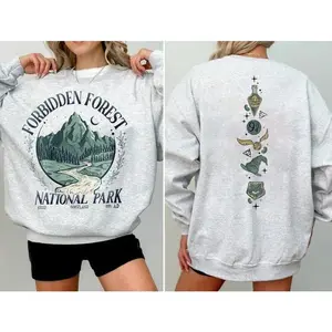 National Park Wizard Shirt, Forbidden Forest Hoodie, HP Inspired Wizarding World Sweatshirt, Bookish Gift for Fans