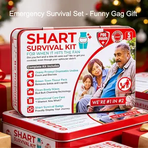 Emergency Survival Set -Funny Gag Gift 2026 for Friends or Family