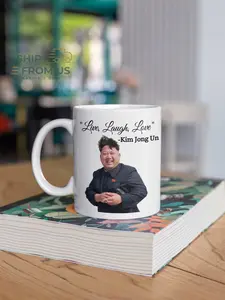 Kim Jong Un, Live, Laugh, Love Mug, Meme Mug. Kim Jong Un Funny mug