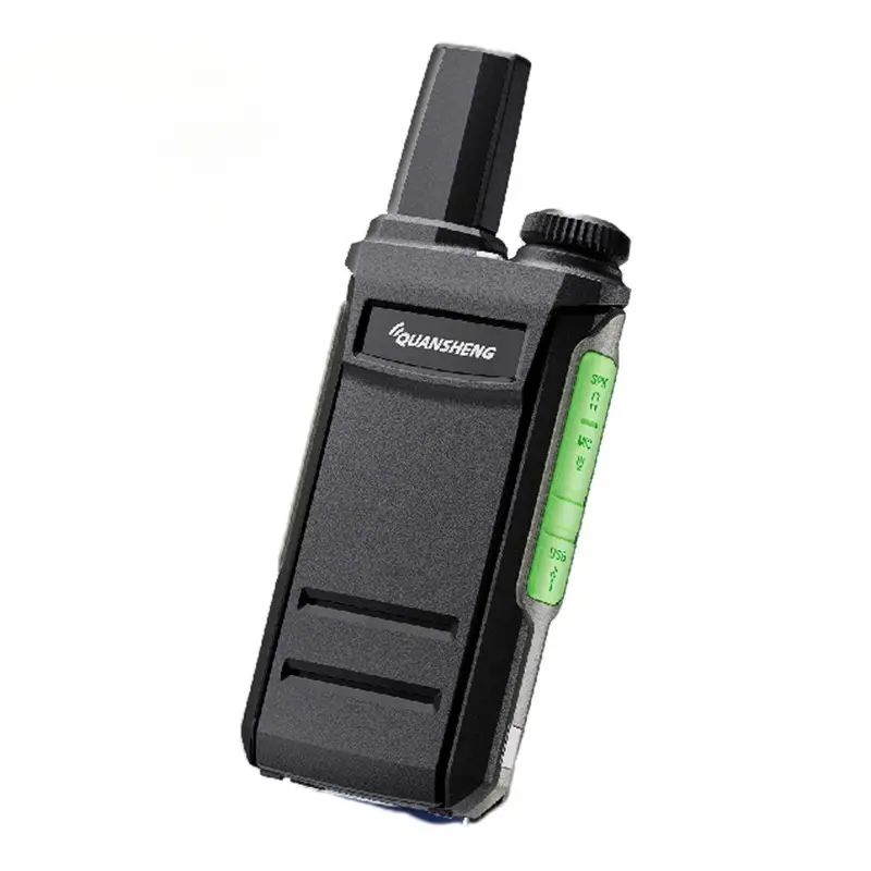 Quansheng TG-A1 Plastic Compact Handheld Walkie Talkie - 16-Band Long-Range 2-Way Radio, USB-C Charging, Small & Portable Design, 118-Hour Ultra-Long Standby Time, Fluorescent Buttons