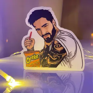 Maluma Hot Cheetos Sticker