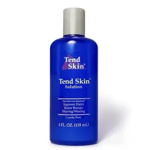 Tend Skin 4oz Ingrown Hair & Razor Bump Solution - Facial Cleanser, Post Shave Aftercare for Silky Smooth Skin - Made in USA, Cruelty Free (For Shaving, Waxing Use)