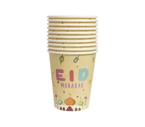 Festive Eid Mubarak Paper Cups