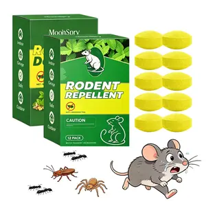 10-Pack Popular Natural Rodent Repellent Balls! RodentRepellent Balls Infused with peppermint and lemon oil, theseballs effectively deter squirrels, rats, spiders, and otherpests. Safe, long-lasting
