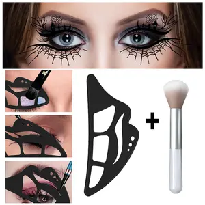 1pc for Eyeshadow Stencil, Halloween Makeup Tools, Eyeshadow Tool，Eyeshadow Guide Tool，Eyeshadow Makeup Tool，Eyeshadow Stencils for Eyes，Eye Stencils for Makeup with Make Brush for Halloween, Cosmetic Makeup Tool