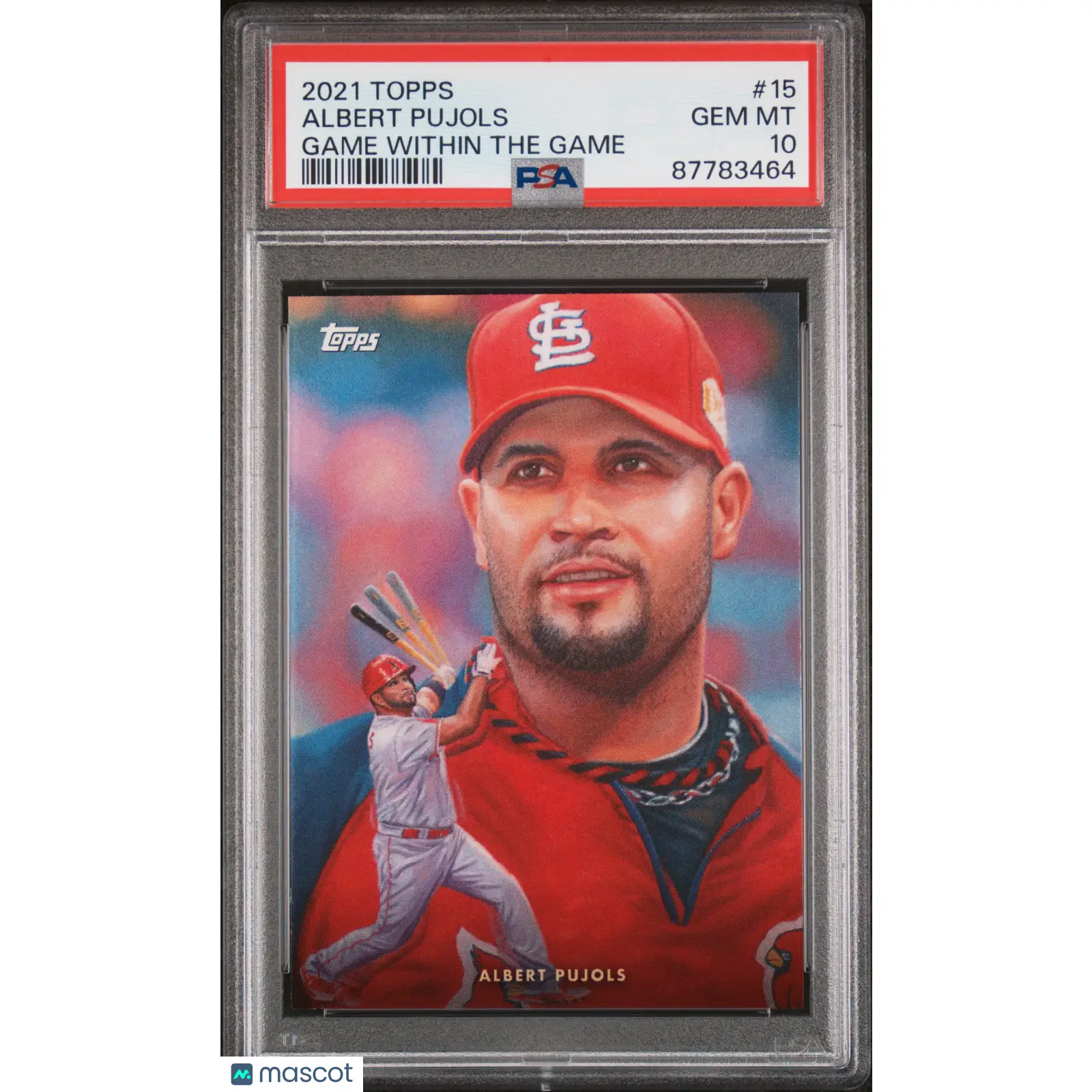 Albert Pujols PSA 2021 Topps Game Within The Game Baseball #15 10 87783464