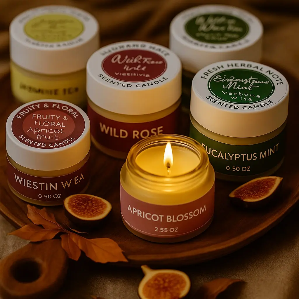 Mini Plant Essential Oil Candle - 15g/.52oz