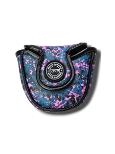 Purpulator Magnetic Half Mallet Putter Cover | Unique Golf Putter Headcover – Style Caddies