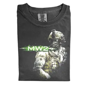 The Vintage Y2K Call of Duty MW2 Comfort Colors Shirt, Game Streetwear Shirt, Y2K Vintage Shirt, Size S-3XL, Crew Neck Shirt, Gift For Men, Gift For Women, Trending Shirt