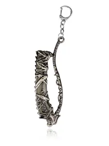 Ps4 Bloodborne Keychain, Backpack Charm Accessory, Car & Bag Decoration, Punk Style Gift, All-Season Wear, Fashionable Alloy Keychain, Batch K333